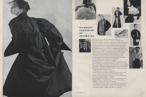 vogue on hubert de givenchy|Hubert de Givenchy in Vogue.